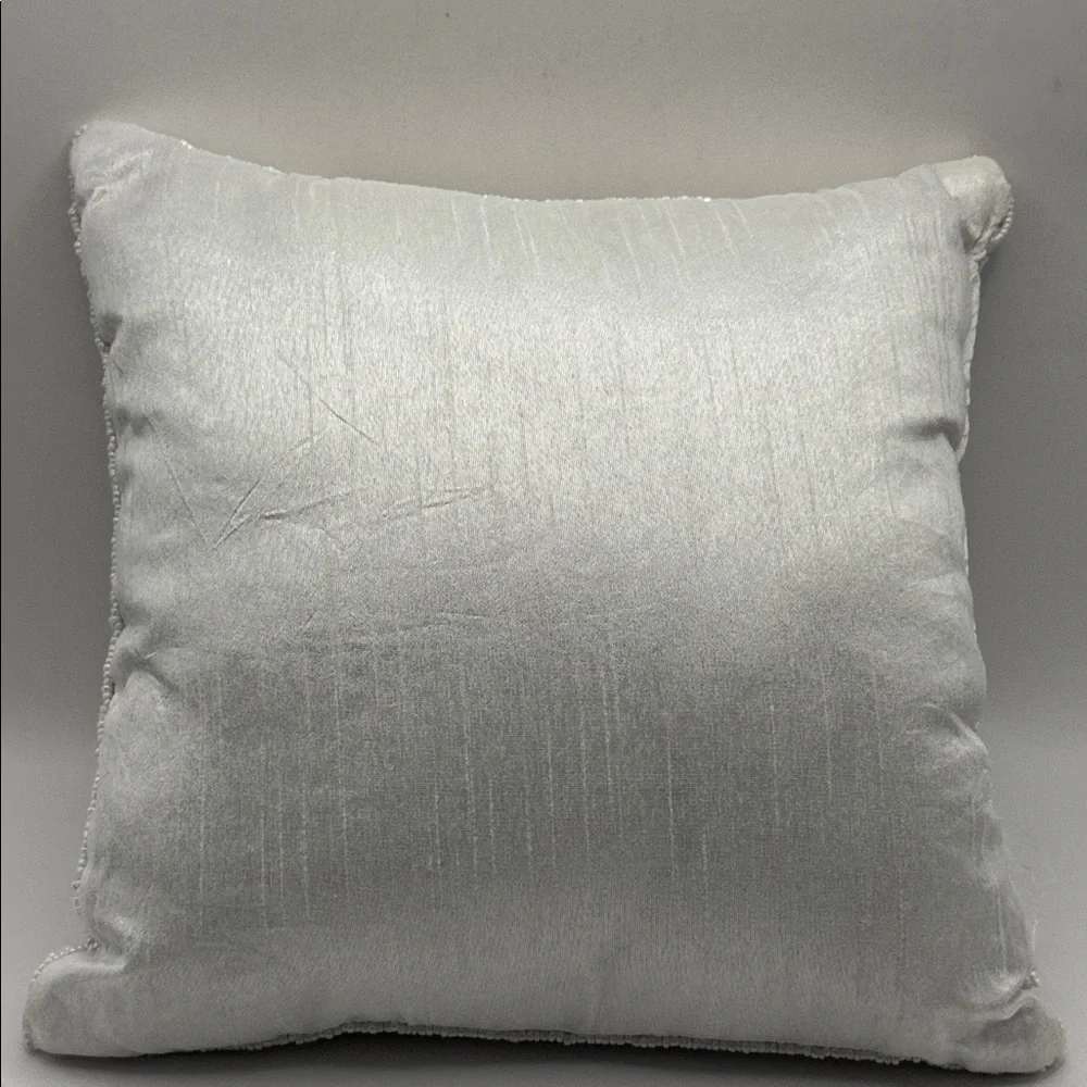 Christmas beaded sparkly Pillow “O holy night”